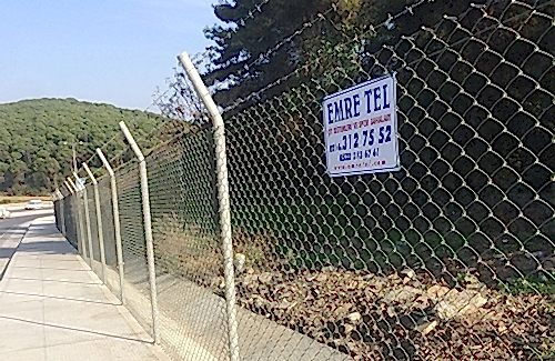 Eğri Boru Direkli Tel Çit
